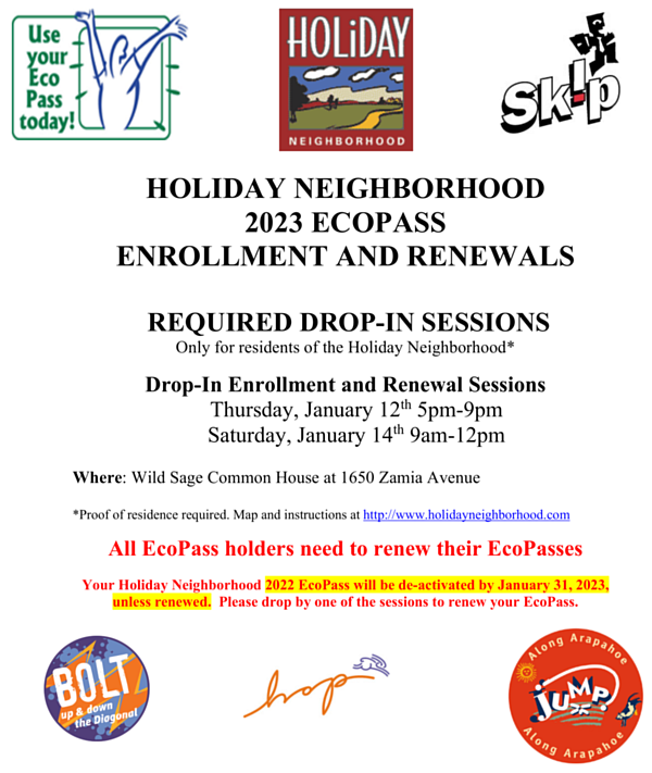 HOLIDAY ECO PASS 2022 FLYER